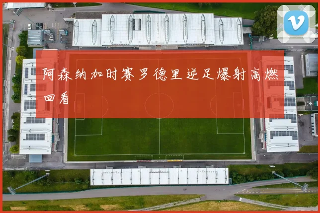阿森纳加时赛罗德里逆足爆射高燃回看